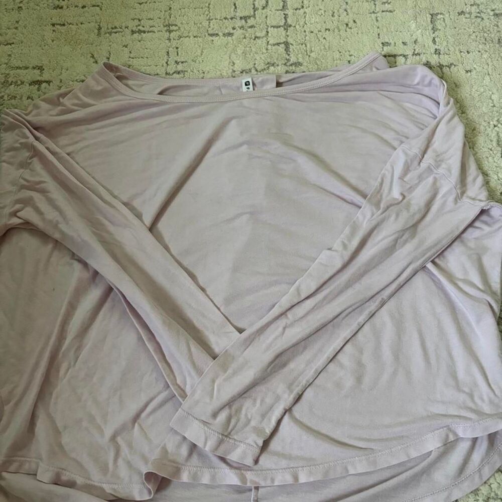 Fabletics Women's Purple and Pink Top